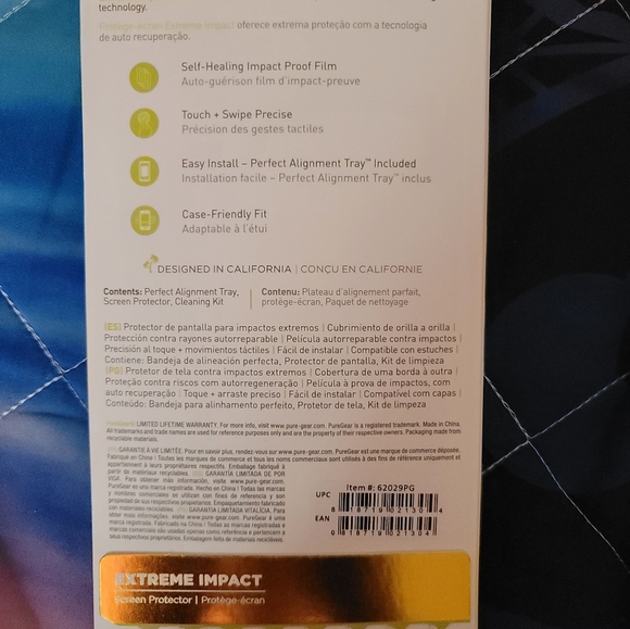 Puregear extreme impact screen cover for Samsung note 8 - Picture 3 of 4